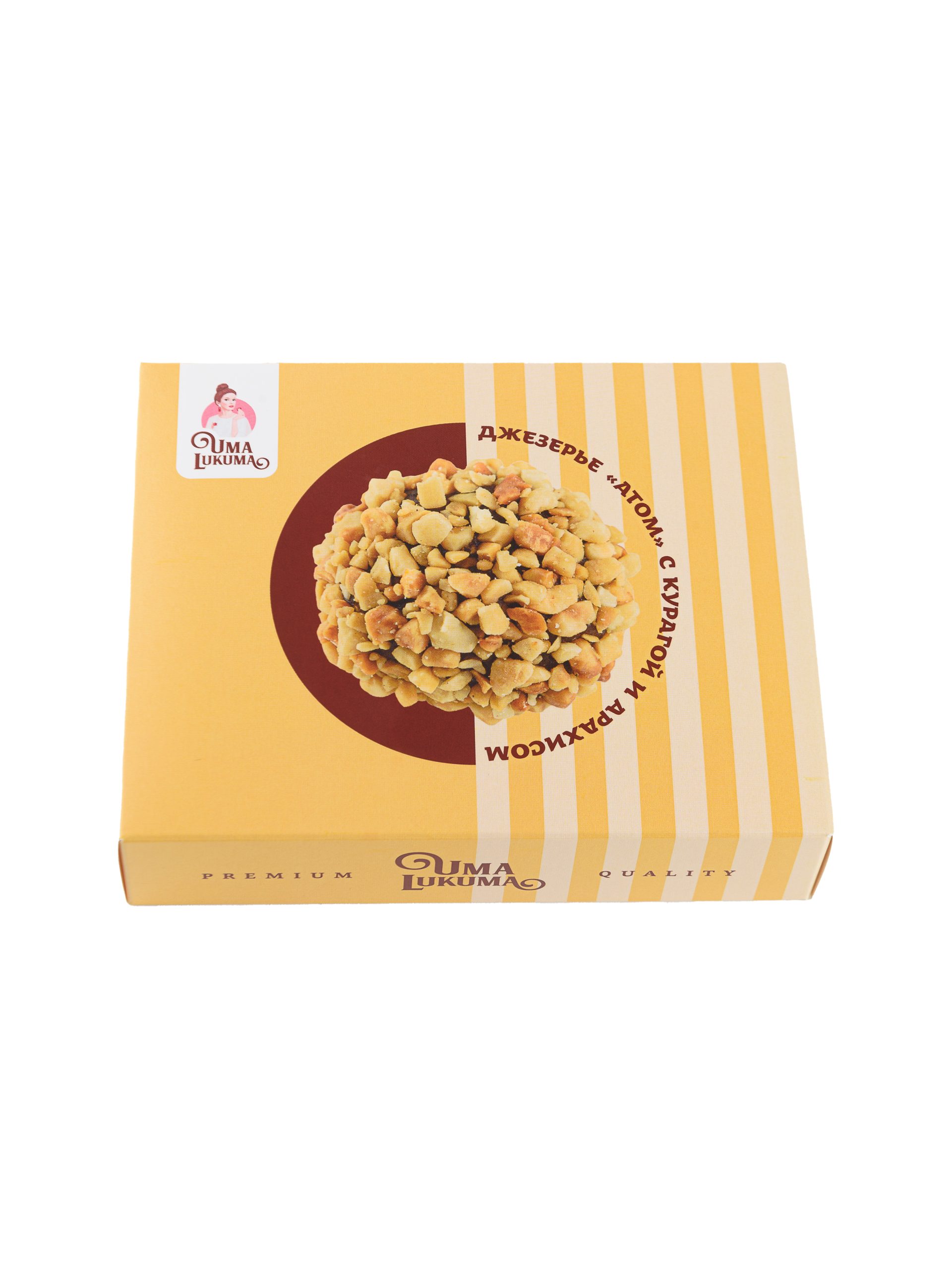 Джезерье "Атом" из кураги с арахисом 100гр